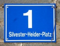 Straßenbenennung Silvester Heider Platz